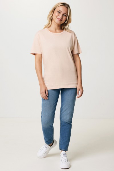 IQONIQ Yala Damen T-Shirt aus recycelter Baumwolle, peach nectar S