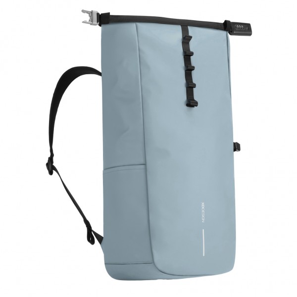 Urban wasserabweisender Anti-Diebstahl Rucksack, blau