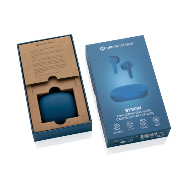 Urban Vitamin Byron ENC Ohrhörer, blau