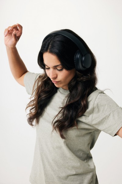 Terra Kabelloser Kopfhörer aus RCS recyceltem Aluminium, grau