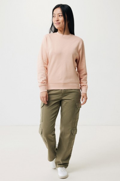 IQONIQ Etosha Lightweight Sweater aus recycelter Baumwolle, peach nectar L