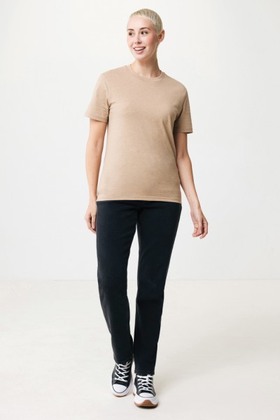 IQONIQ Manuel ungefärbtes T-Shirt aus recycelter Baumwolle, heather brown XXL