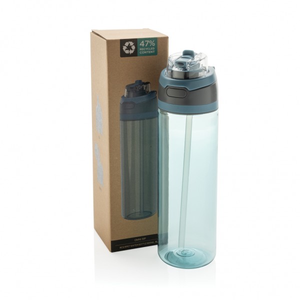 Omni Sip Wasserflasche 800ml aus RCS RPET, blau