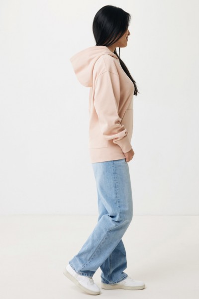 IQONIQ Yoho Relax-Hoodie aus recycelter Baumwolle, peach nectar XXL