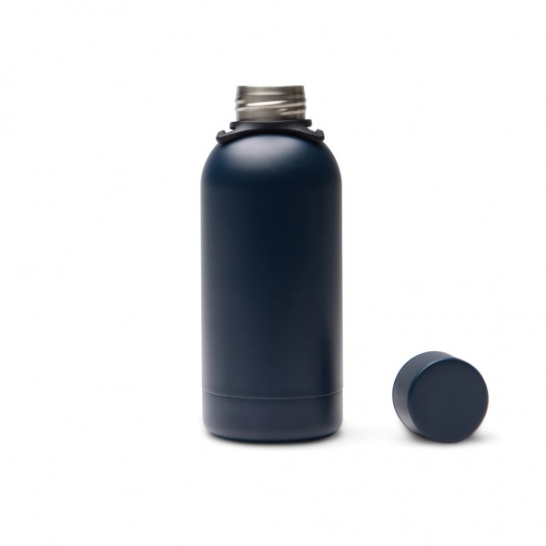 VINGA Parks Flasche aus RCS rec. Stainless-Steel, 400ml, navy blau