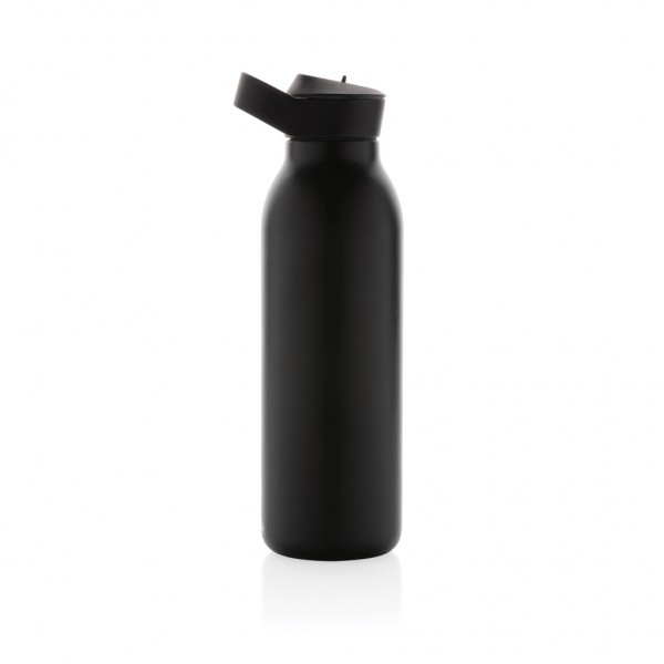 Avira Ara RCS Re-Steel Fliptop Wasserflasche 500ml, schwarz