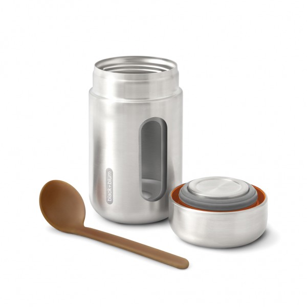 Black+Blum Food Flask 400ml, orange