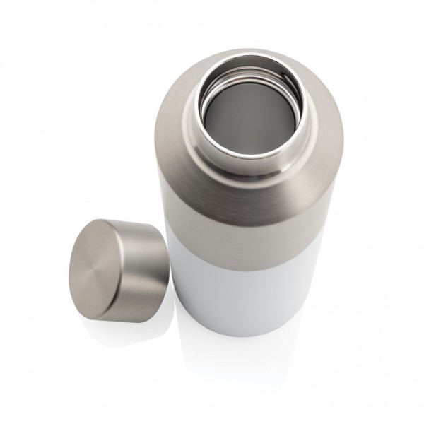 Fluid Flasche aus RCS-zertifiziert recyceltem Stahl, 600ml, weiß