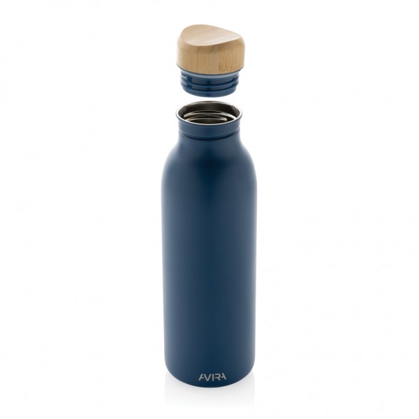 Avira Alcor 600ml Wasserflasche aus RCS rec. Stainless-Steel, navy blau