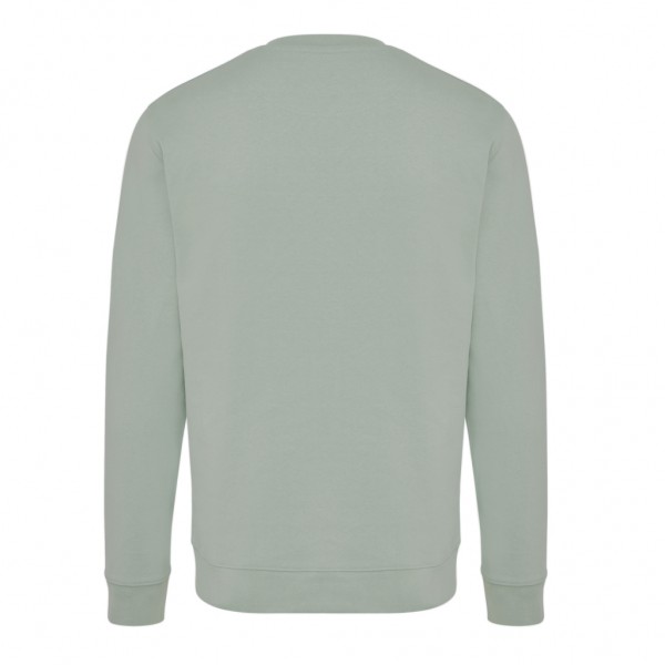 IQONIQ Zion Rundhals-Sweater aus recycelter Baumwolle, Iceberg green XL