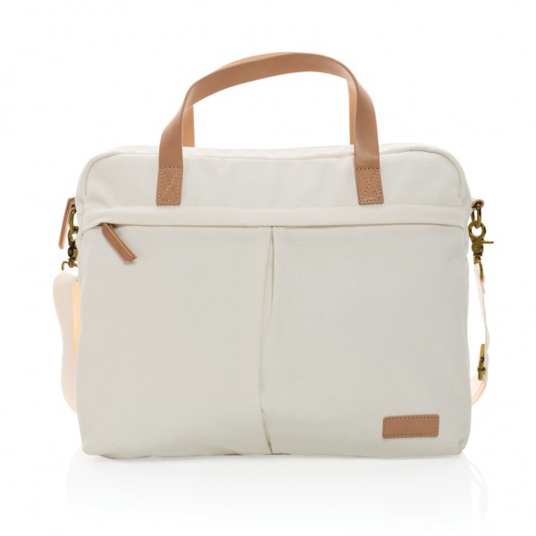 Impact AWARE™ 16 oz. rCanvas Laptop-Tasche, off white