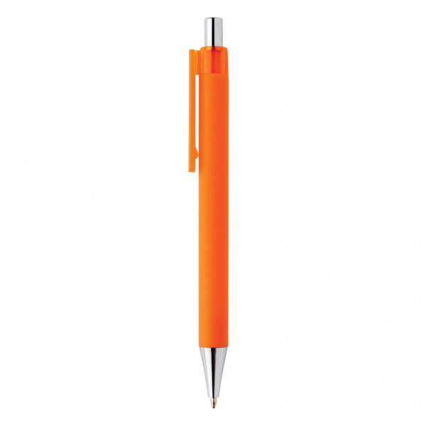 X8 Stift mit Smooth-Touch aus RCS recyceltem ABS, orange