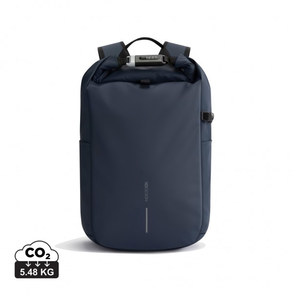 Urban wasserabweisender Anti-Diebstahl Rucksack, navy blau