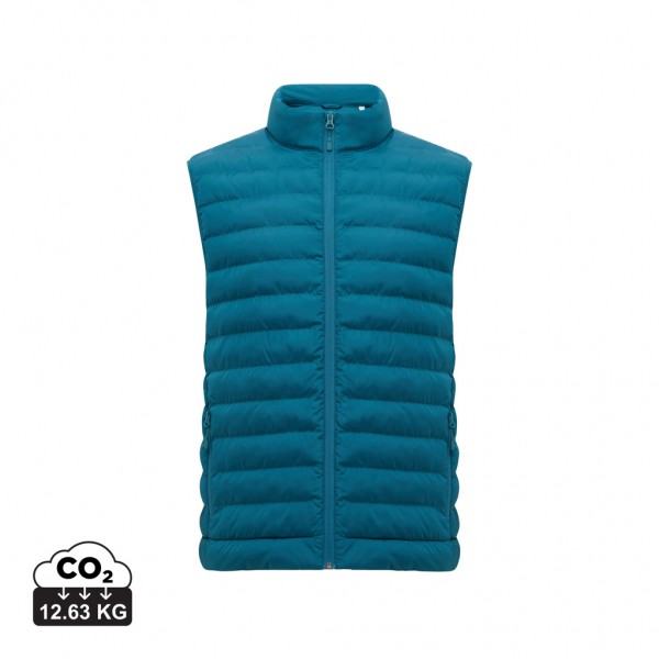 IQONIQ Meru Herren Bodywarmer aus recyceltem Polyester, dark teal S