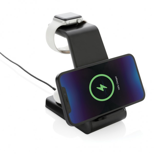 Urban Vitamin Fairfield 3-in-1 Charger aus RCS rPlastik, schwarz