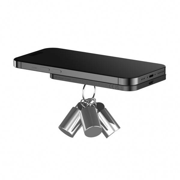 Urban Vitamin Burbank 3000mAh Powerbank aus RCS Plastik/Alu, schwarz