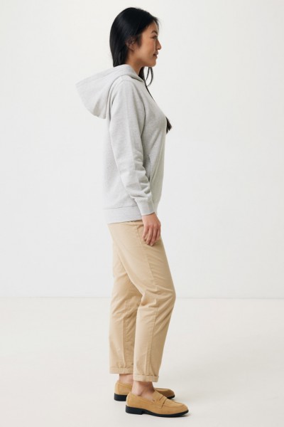 IQONIQ Yengo Hoodie mit Seitentaschen aus rec. Baumwolle, light heather grey L