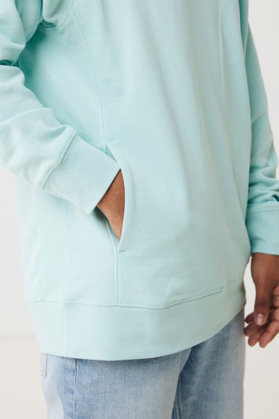IQONIQ Yengo Hoodie mit Seitentaschen aus rec. Baumwolle, crushed mint L