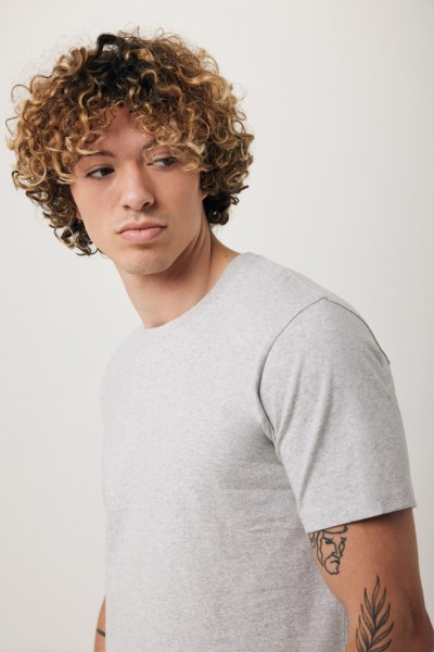 IQONIQ Brett T-Shirt aus recycelter Baumwolle, light heather grey XXL