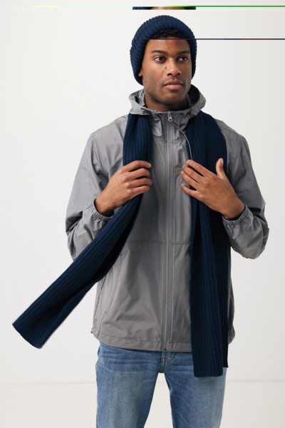 Impact AWARE™ Polylana® Strickschal 180x25cm, navy blau