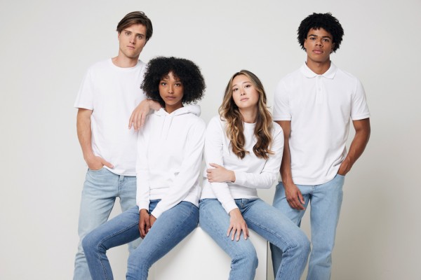 IQONIQ Yosemite Piqué-Poloshirt aus recycelter Baumwolle, recycled white XXL