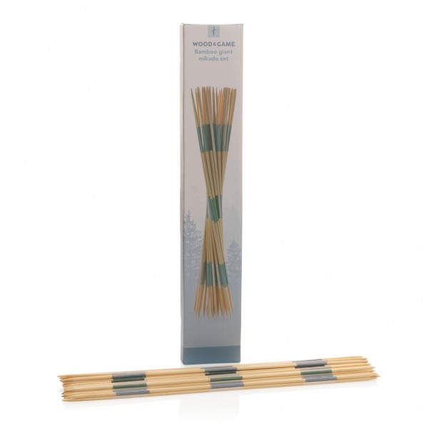 Giant Mikado-Set aus Bambus, braun