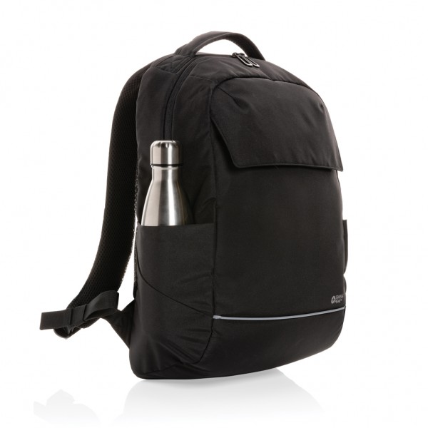 Swiss Peak Brooke AWARE™ 15,6` Laptop-Rucksack aus rPET, schwarz