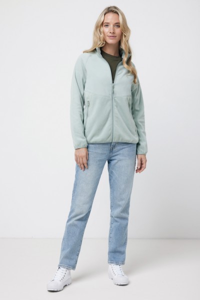 IQONIQ Talung Mikrofleece Jacke aus recyceltem Polyester, Iceberg green XS
