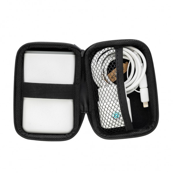 Surge 3-tlg. 20W Type-C Ladeset aus RCS recyceltem PET, schwarz