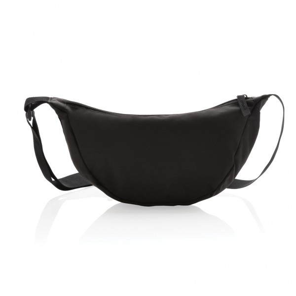 Crescent AWARE™ RPET Half-Moon Sling Tasche, schwarz