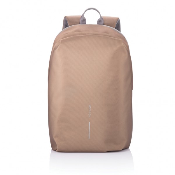 Bobby Soft, Anti-Diebstahl-Rucksack, braun