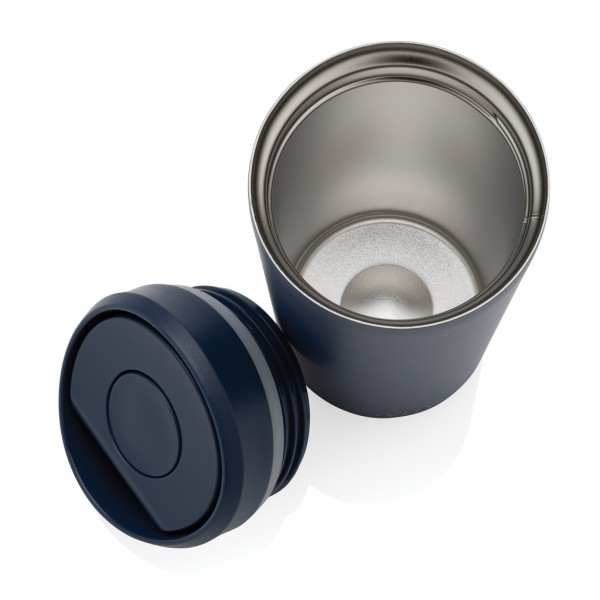 Avira Alix Klickbecher aus RCS rec. Stahl 400ml, navy blau