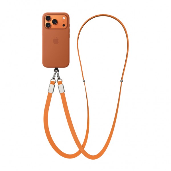 Nivo Crossbody-Handyband aus RCS recyceltem PET, orange