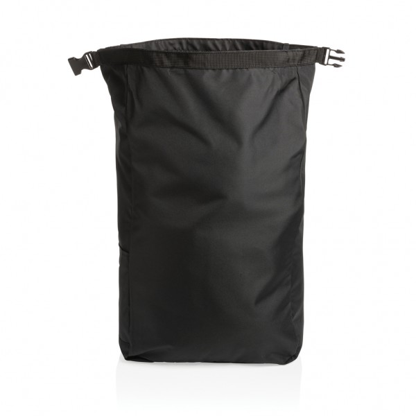 Impact AWARE™ RPET Basic Rolltop-Rucksack, schwarz