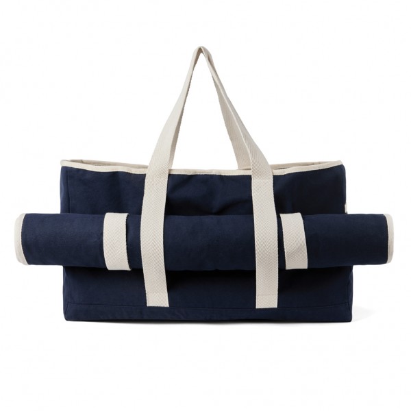 VINGA Volonne AWARE™ Strandtasche aus recyceltem Canvas, blau
