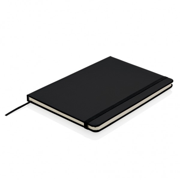 Basic Hardcover Notizbuch A5, schwarz