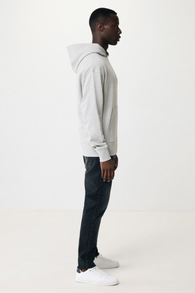 IQONIQ Yoho Relax-Hoodie aus recycelter Baumwolle, heather grey L