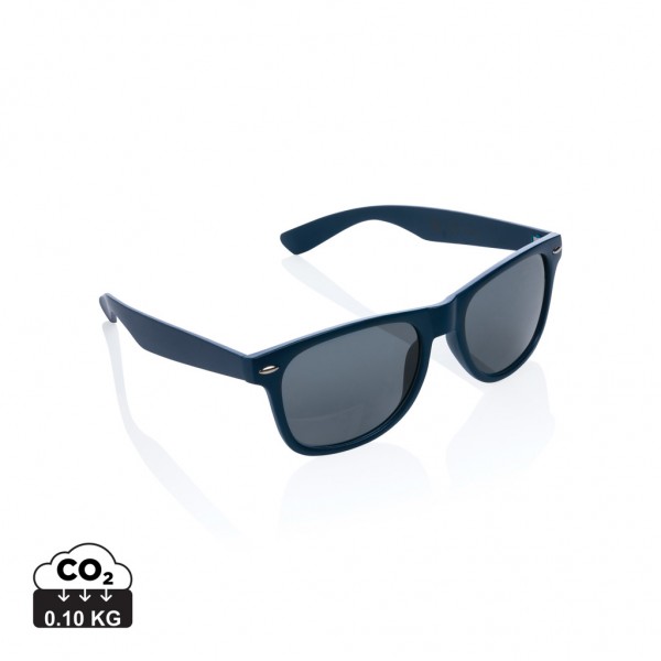 Sonnenbrille aus GRS recyceltem PC Kunststoff, navy blau