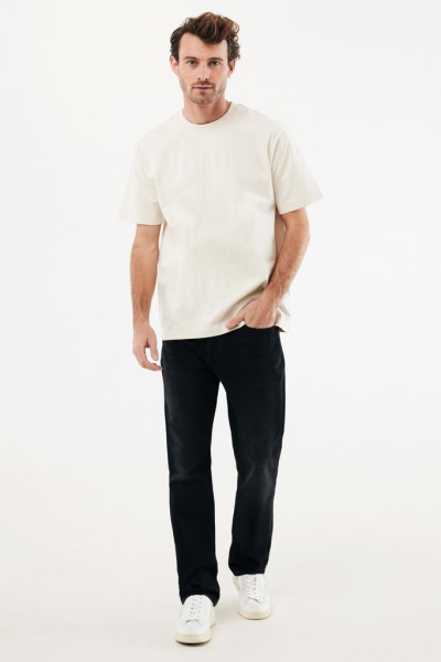 IQONIQ Nikko Heavyweight T-Shirt aus recycelter Baumwolle, natural raw XL