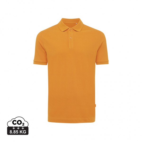 IQONIQ Yosemite Piqué-Poloshirt aus recycelter Baumwolle, sundial orange XXS