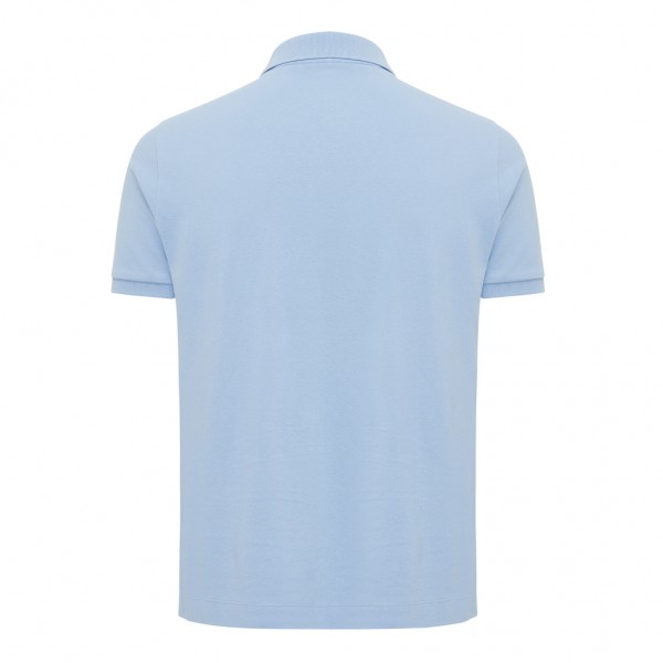 IQONIQ Yosemite Piqué-Poloshirt aus recycelter Baumwolle, sky blue M