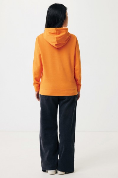 IQONIQ Rila Lightweight Hoodie aus recycelter Baumwolle, orange XXXL
