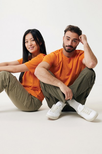 IQONIQ Sierra Lightweight T-Shirt aus recycelter Baumwolle, orange XXXL