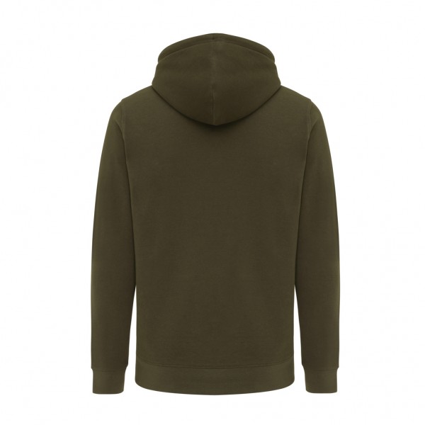 IQONIQ Rila Lightweight Hoodie aus recycelter Baumwolle, khaki XXL