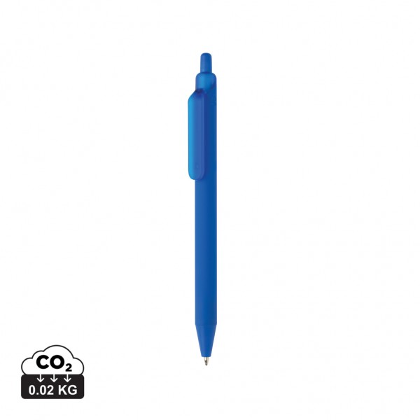 Tide Smooth Touch Stift aus GRS zertifiziert recyceltem ABS, blau