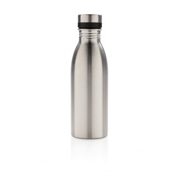 Deluxe Wasserflasche aus RCS recyceltem Stainless-Steel, silber