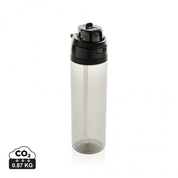 Omni Sip Wasserflasche 800ml aus RCS RPET, schwarz