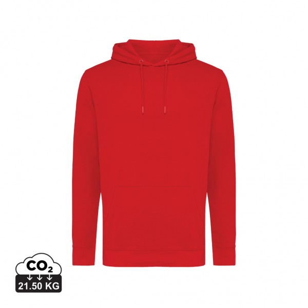 IQONIQ Jasper Hoodie aus recycelter Baumwolle, rot XL