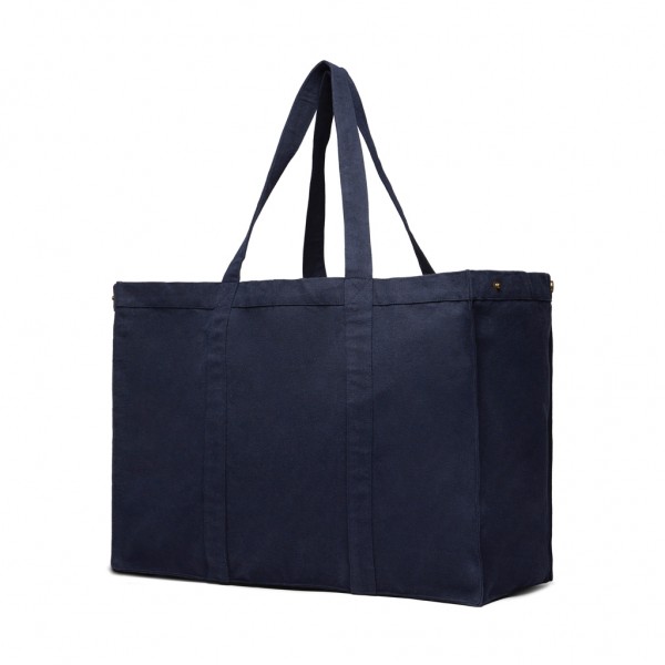 VINGA Hilo AWARE™ Maxi-Tasche aus recyceltem Canvas, navy blau