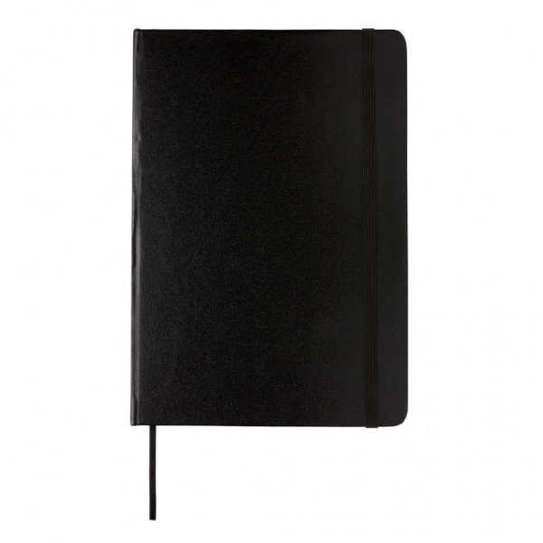 Basic Hardcover Notizbuch A5, schwarz